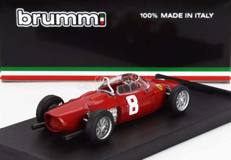 Brumm Ferrari F1  156 N 8 Italy Monza Gp 1961 Ricardo Rodriguez 1:43 Red