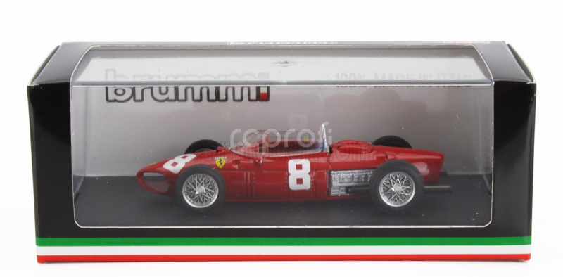 Brumm Ferrari F1  156 N 8 Italy Monza Gp 1961 Ricardo Rodriguez 1:43 Red