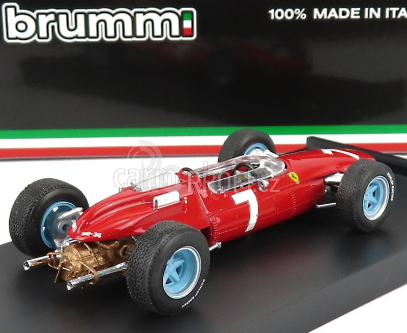 Brumm Ferrari F1  158 N 7 Winner German Gp John Surtees 1964 World Champion 1:43 Red