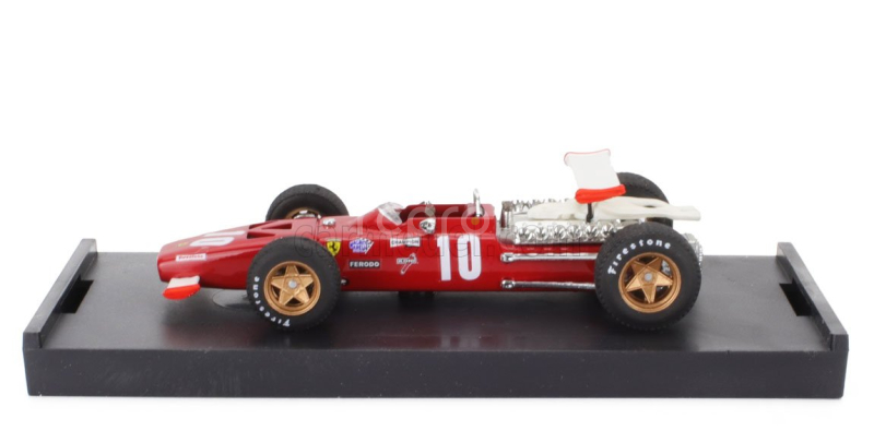 Brumm Ferrari F1 312 N 10 Italy Gp 1969 Pedro Rodriguez 1:43 Červená Bílá