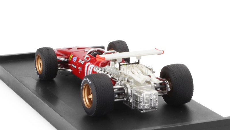 Brumm Ferrari F1 312 N 10 Italy Gp 1969 Pedro Rodriguez 1:43 Červená Bílá