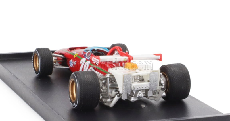Brumm Ferrari F1  312b N 28 Belgium Gp 1970 Ignazio Giunti 1:43 Červená Bílá
