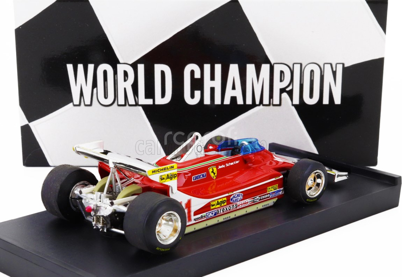Brumm Ferrari F1  312t4 N 11 World Champion Winner Monaco Gp 1979 Jody Scheckter 1:43 Red