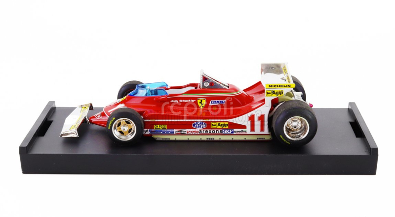 Brumm Ferrari F1  312t4 N 11 World Champion Winner Monaco Gp 1979 Jody Scheckter 1:43 Red