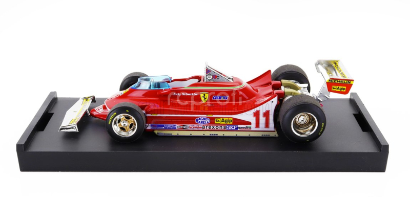 Brumm Ferrari F1  312t4 N 11 World Champion Winner Monza Italy Gp 1979 Jody Scheckter 1:43 Red