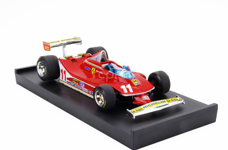 Brumm Ferrari F1  312t4 N 11 World Champion Winner Monza Italy Gp 1979 Jody Scheckter 1:43 Red