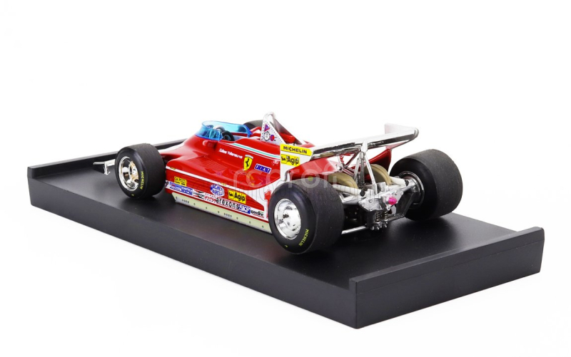 Brumm Ferrari F1  312t4 N 12 Monaco Gp 1979 Gilles Villeneuve 1:43 Red