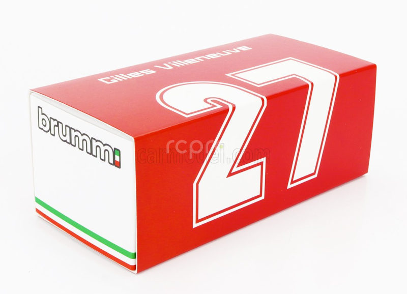 Brumm Ferrari F1  312t4 N 12 Monaco Gp 1979 Gilles Villeneuve - With Driver Figure 1:43 Red