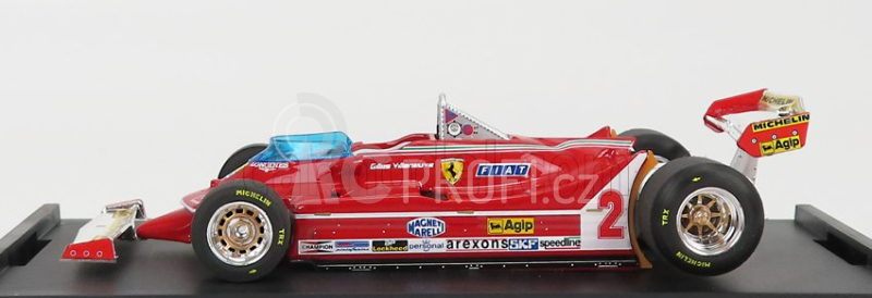 Brumm Ferrari F1  312t5 N 2 Brazilian Gp 1980 Gilles Villeneuve 1:43 Red