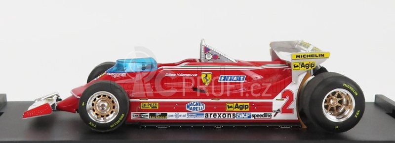 Brumm Ferrari F1  312t5 N 2 Monaco Gp 1980 Gilles Villeneuve 1:43 Red