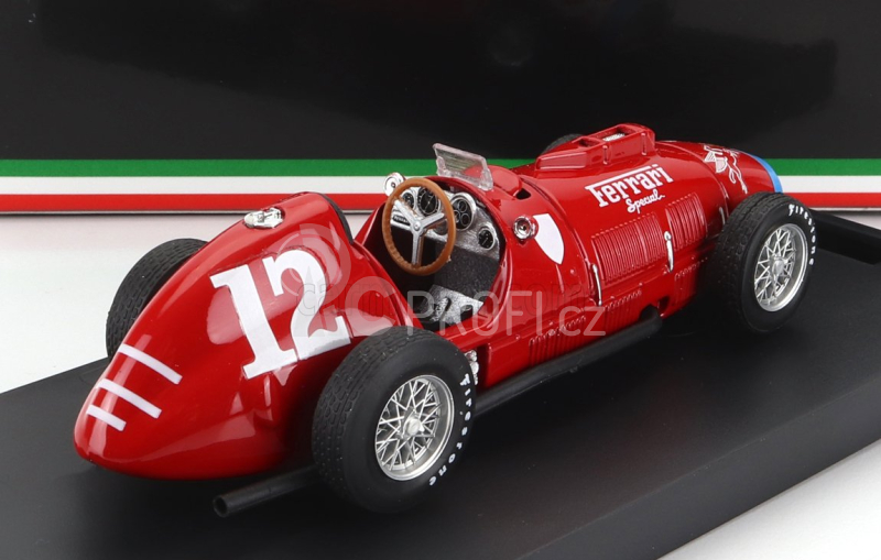 Brumm Ferrari F1  375 Indianapolis N 12 1952 A.ascari - Rookie Test 1:43 Red
