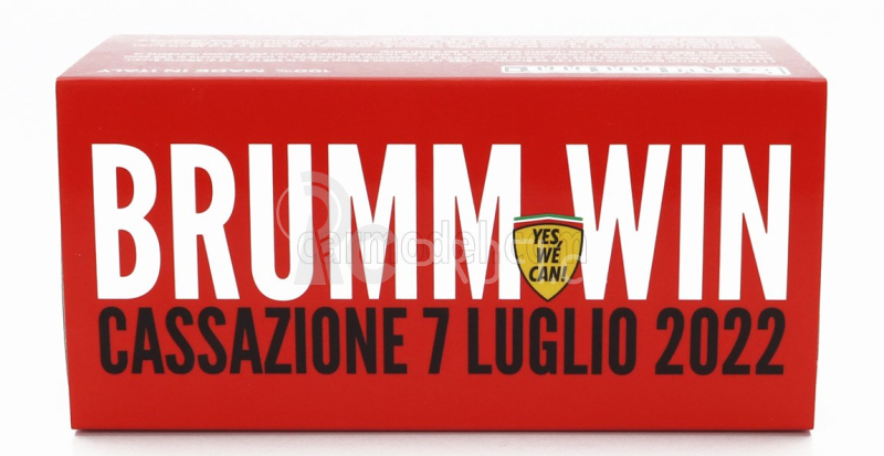 Brumm Ferrari F1  500f2 N 34 World Champion 1952 Alberto Ascari 1:43, červená