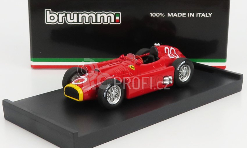 Brumm Ferrari F1  D50 N 20 World Champion Monaco Gp 1956 1:43, červená