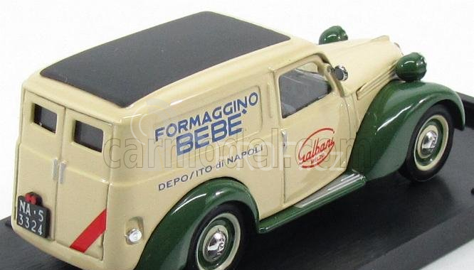 Brumm Fiat 1100 Dodávka Galbani Melzo Milano Deposito Di Napoli 1950 1:43