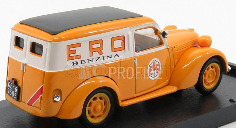 Brumm Fiat 1100 Van Furgone Erg 1950 1:43 Oranžová Bílá