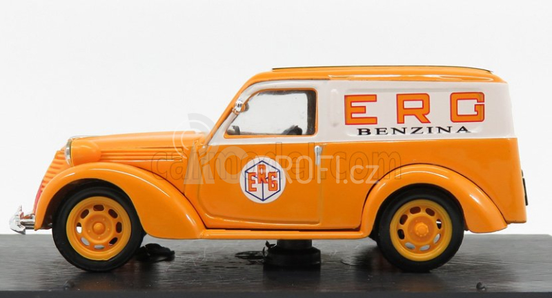 Brumm Fiat 1100 Van Furgone Erg 1950 1:43 Oranžová Bílá