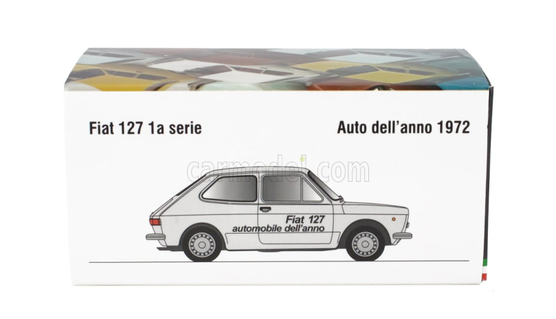 Brumm Fiat 127 1-series 1971 - Red Interior 1:43 Bianco - Bílá
