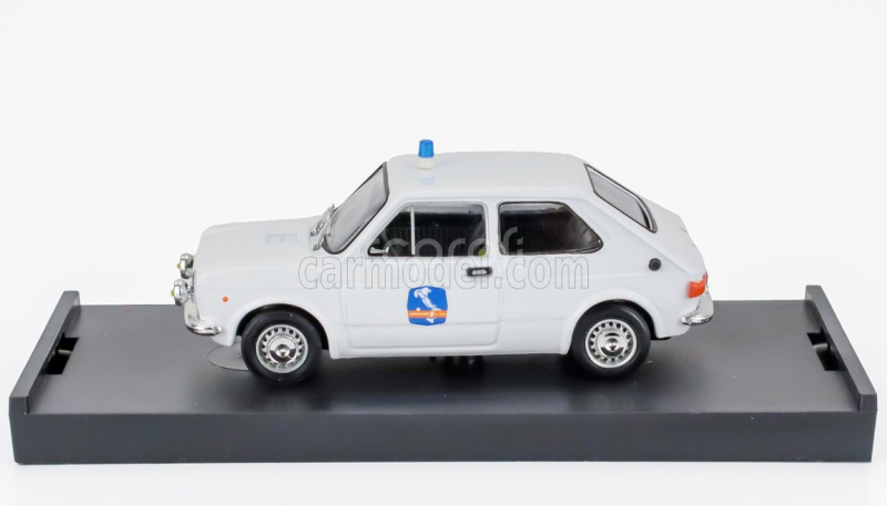 Brumm Fiat 127 1-series Societa' Autostrade Como-chiasso 1971 1:43 Bílá