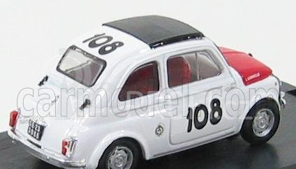 Brumm Fiat 500 595 Abarth N 108 1:43, bílá