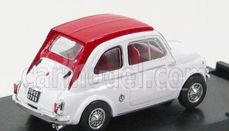 Brumm Fiat 500 595ss Abarth 1964 1:43 Bílá Červená