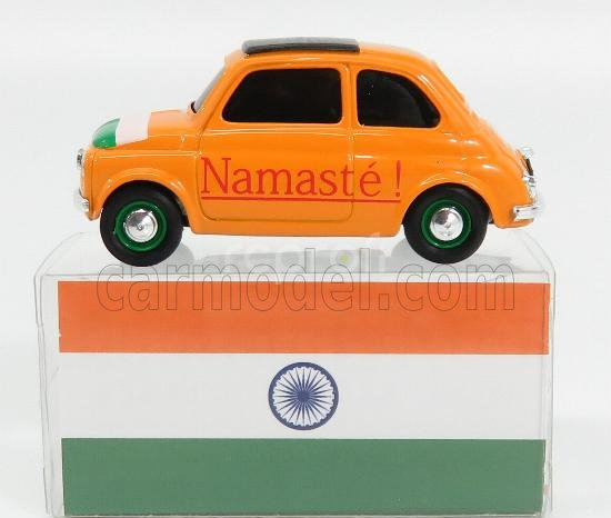Brumm Fiat 500 Brums India - Namaste' ! 1:43 Žlutá