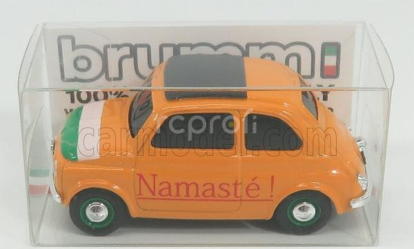 Brumm Fiat 500 Brums India - Namaste' ! 1:43 Žlutá