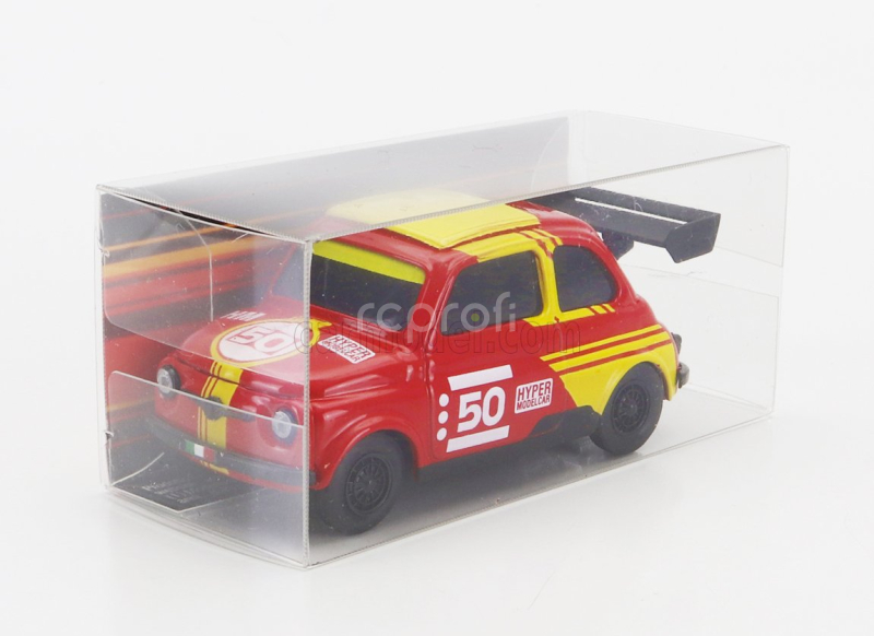 Brumm Fiat 500 Brums N 50 Hm Hyper Modelcar 2024 1:43 Červená Žlutá Černá