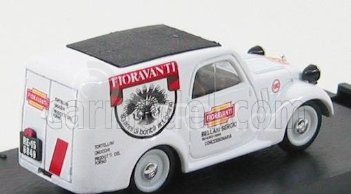 Brumm Fiat 500b Van Fioravanti 1950 1:43 Bílá