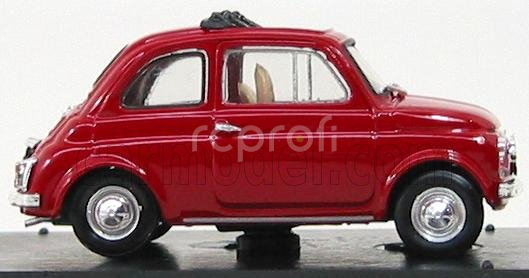 Brumm Fiat 500f Tetto Aperto - Open 1965 1:43 Rosso Medio