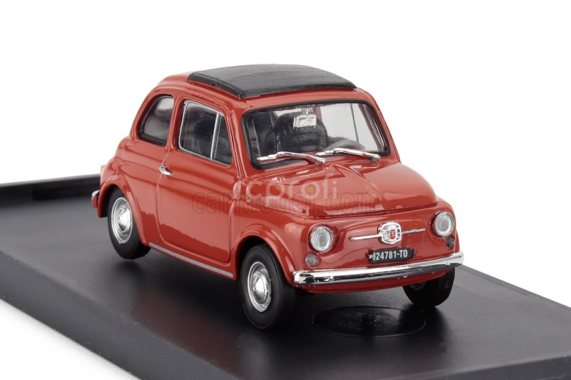 Brumm Fiat 500f Tetto Chiuso - Closed 1965 1:43 Rosso Medio