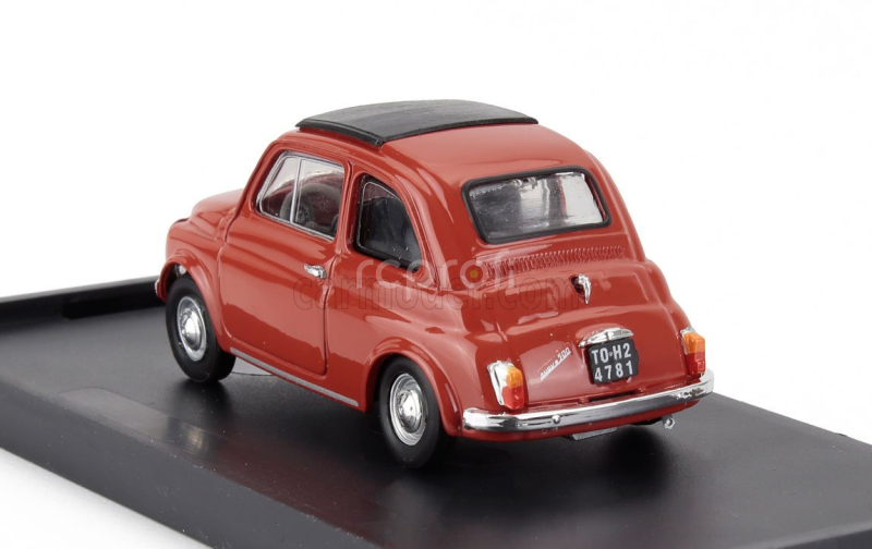 Brumm Fiat 500f Tetto Chiuso - Closed 1965 1:43 Rosso Medio