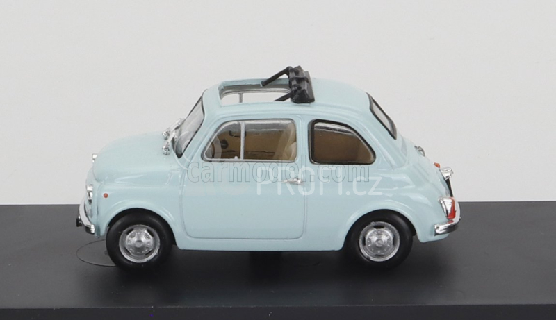 Brumm Fiat 500r Tetto Aperto 1972 1:43 Azzurro Chiaro
