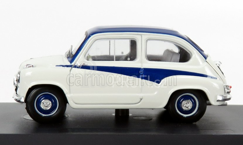 Brumm Fiat 600 750 Derivazione Abarth 1956 1:43 Šedomodrá