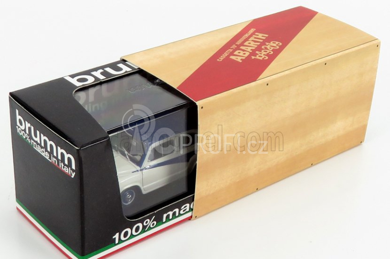 Brumm Fiat 600 750 Derivazione Abarth 1956 1:43 Šedomodrá