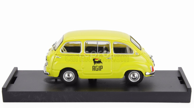 Brumm Fiat 600d Multipla Commerciale Agip 1960 1:43 Žlutá