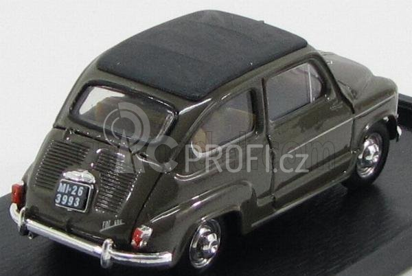 Brumm Fiat 600d Trasformabile Chiusa 1960 1:43 Beige 538