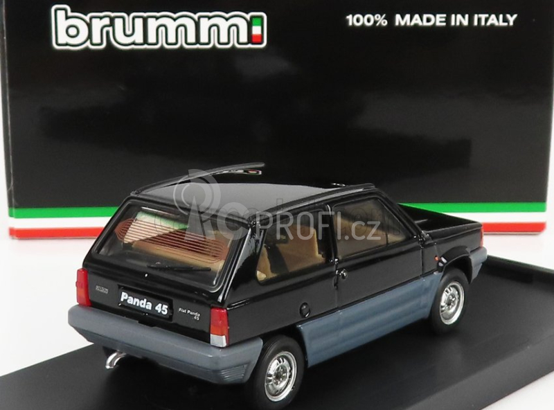 Brumm Fiat Panda 45 1980 1:43 Nero Luxor - Černá