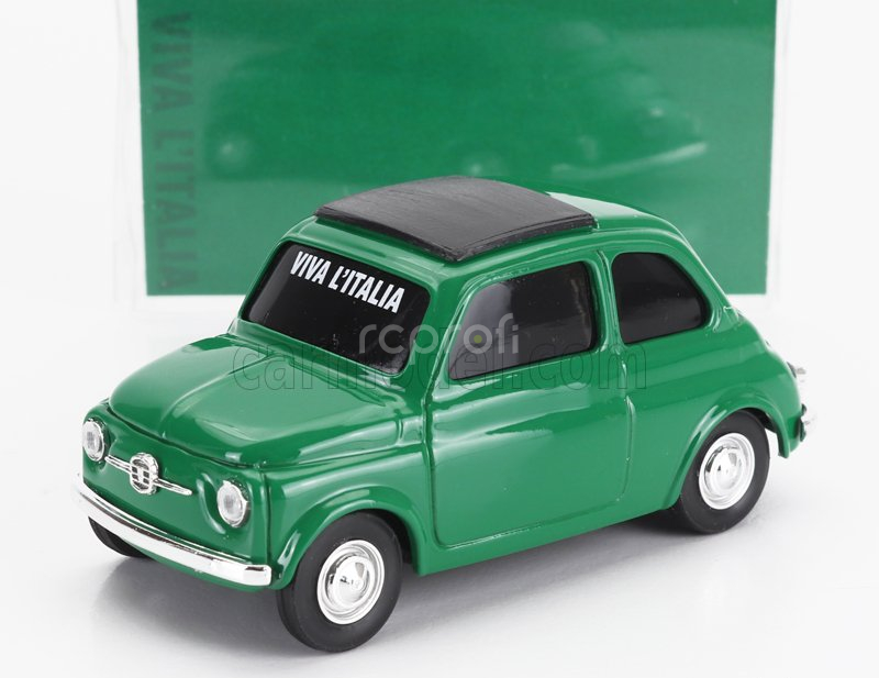 Brumm Fiat Set 3x 500 1965 - Viva L'italia - Giornata Dell' Unita' Nazionale E Delle Forze Armate 1:43 Zelená Bílá Červená