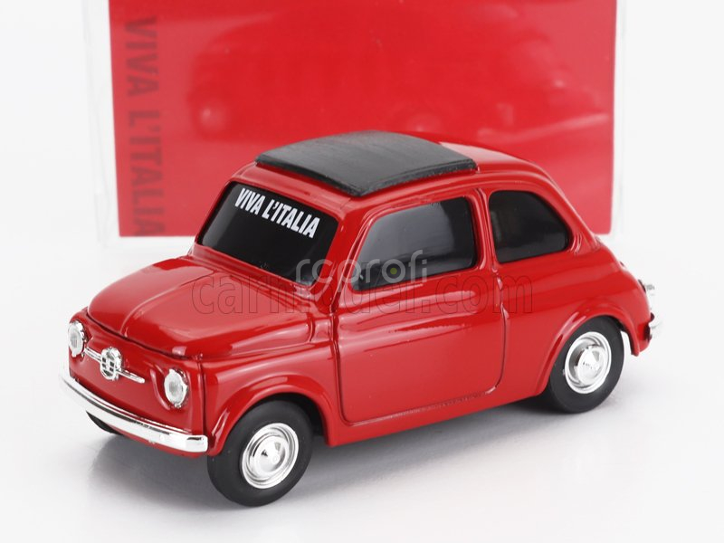 Brumm Fiat Set 3x 500 1965 - Viva L'italia - Giornata Dell' Unita' Nazionale E Delle Forze Armate 1:43 Zelená Bílá Červená