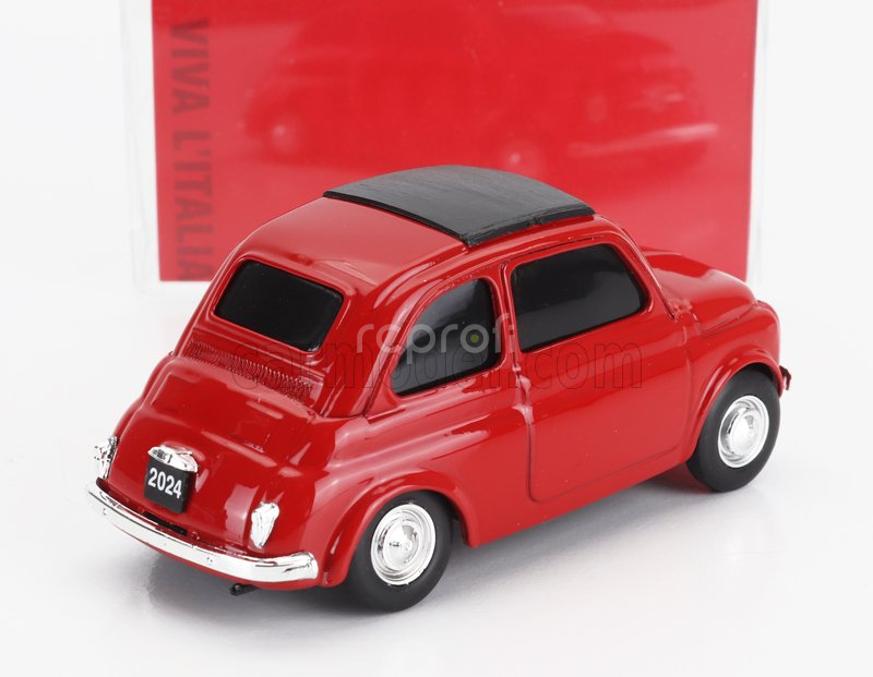Brumm Fiat Set 3x 500 1965 - Viva L'italia - Giornata Dell' Unita' Nazionale E Delle Forze Armate 1:43 Zelená Bílá Červená