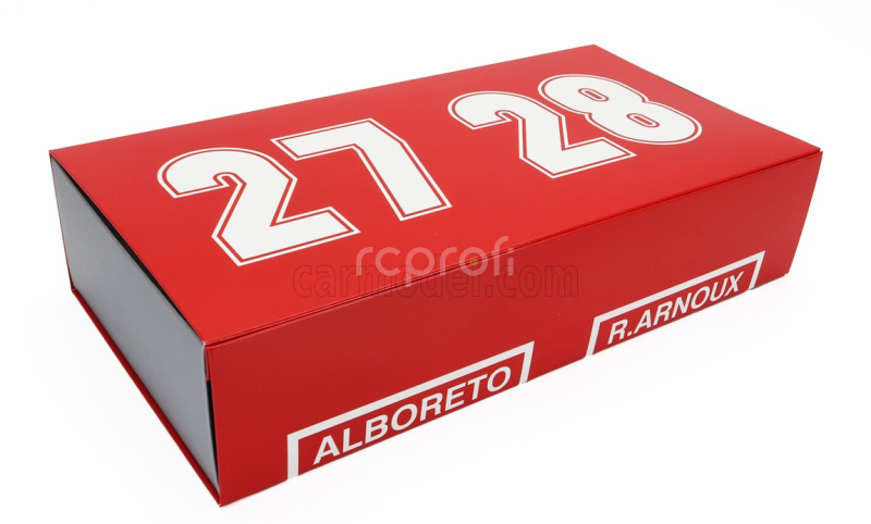 Brumm Iveco fiat Fiat Iveco 190 Truck Car Transporter Monaco Gp 1984 With 2x F1 Ferrari 126ck Turbo N 27 Michele Alboreto - N 28 Rene Arnoux + Figures And Accessories 1:43 Red