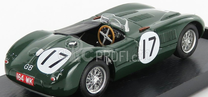 Brumm Jaguar C-type 3.4l S6 Team Jaguar Cars Ltd N 17 1:43, zelená