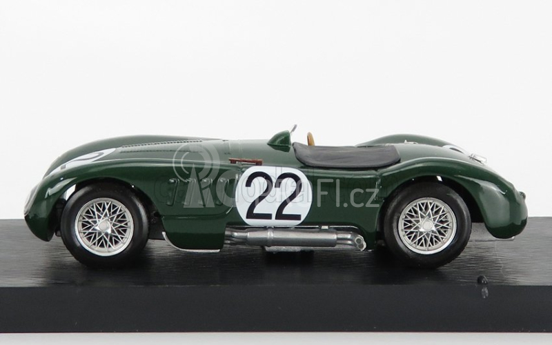 Brumm Jaguar C-type Xk-120c 3.4l S6 Team Jaguar Cars Ltd N 22 1:43, zelená