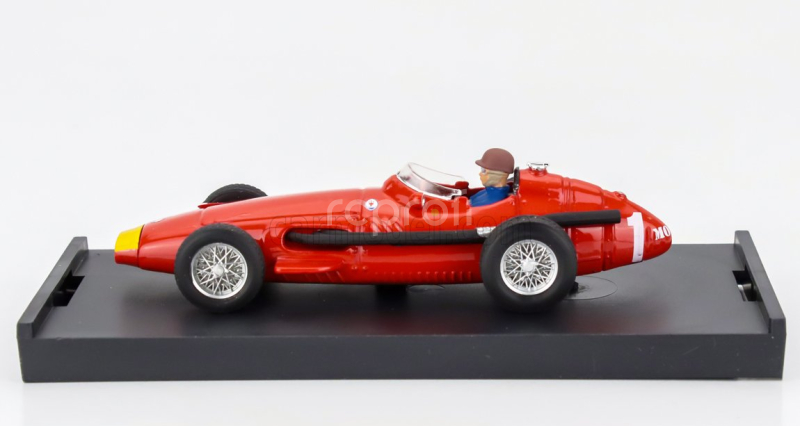 Brumm Maserati F1  250f N 1 World Champion Winner Germany Gp 1957 Juan Manuel Fangio - With Driver Figure 1:43 Red