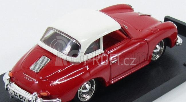 Brumm Porsche 356 Hard Top 1952 1:43 Červená Bílá