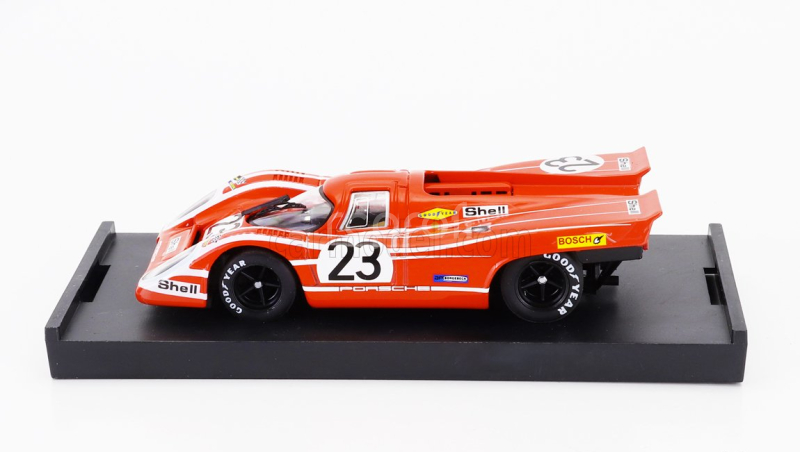 Brumm Porsche 917k 4.9l Team Salzburg N 23 Winner 24h Le Mans 1970 Hans Herrmann - Richard Attwood 1:43 Červená Bílá