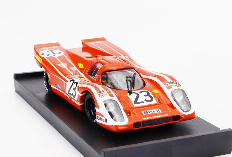 Brumm Porsche 917k 4.9l Team Salzburg N 23 Winner 24h Le Mans 1970 Hans Herrmann - Richard Attwood 1:43 Červená Bílá