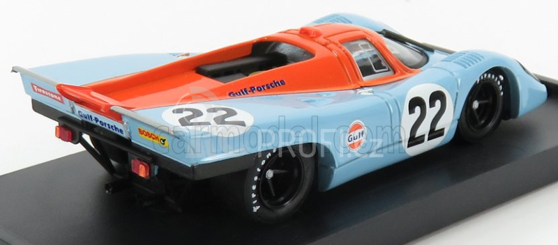 Brumm Porsche 917k Scuderia Jwa Gulf N 22 1:43, světle modrá