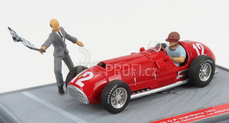 Brumm prom Ferrari F1  375 N 12 1:43, červená