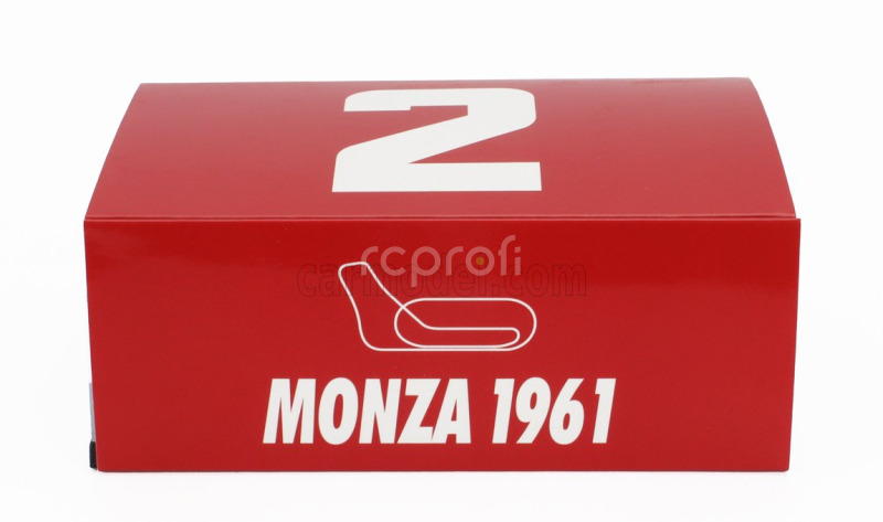 Brumm prom Ferrari F1  Diorama 156 N 2 World Champion Winner Italy Monza Gp With Figures 1961 Phil Hill 1:43 Red